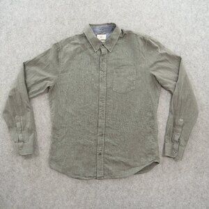 Men's Green Button-Up Shirt
